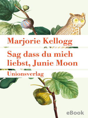 cover image of Sag dass du mich liebst, Junie Moon
